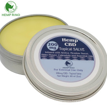 Private label  CBD  infused organic hemp balm for ointment for joints